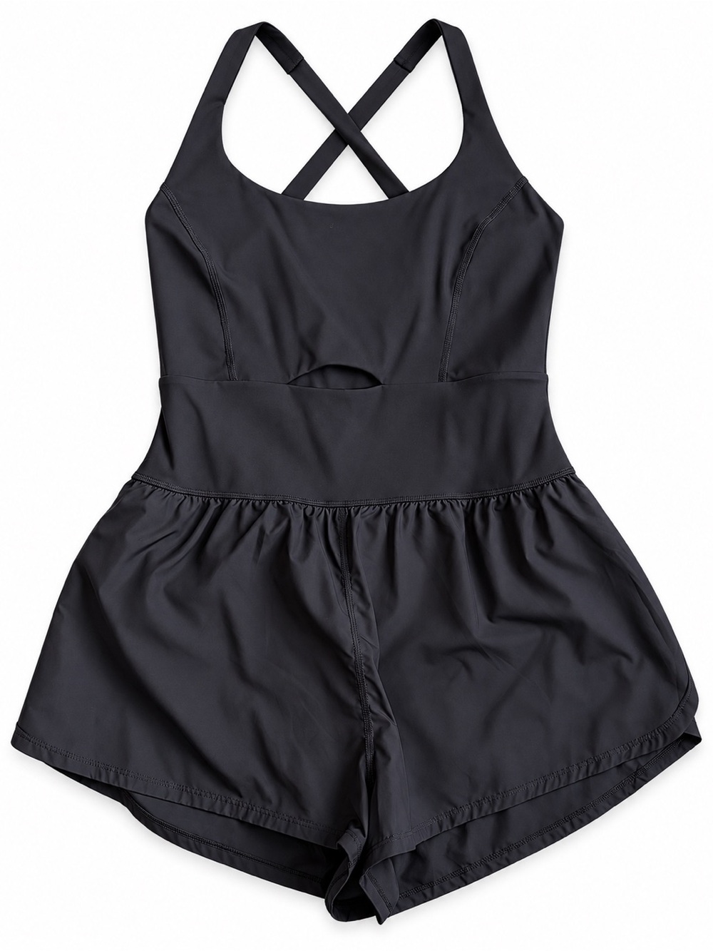 FP Movement Righteous Runsie Black Athletic Romper Size Large